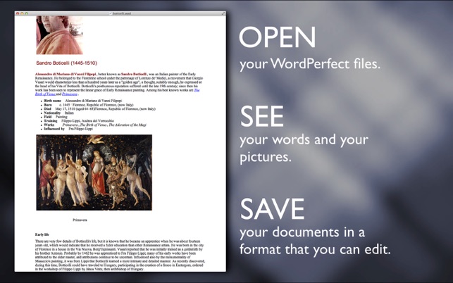 wordperfect document viewer